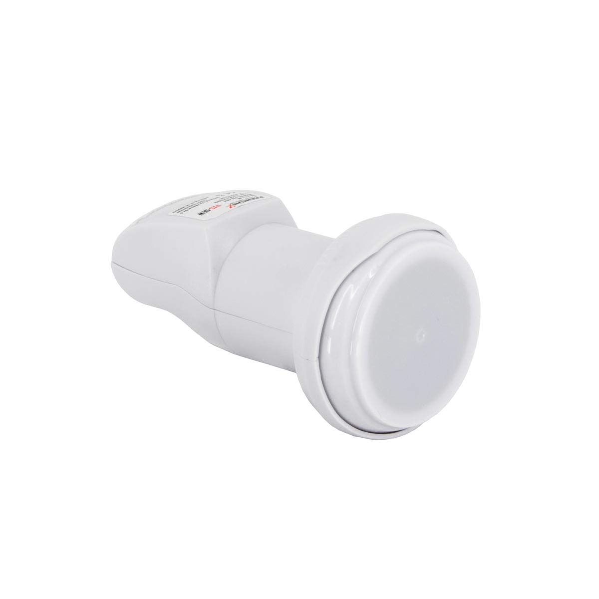 Premium X Camping Sat Anlage 45cm Satelliten-Schüssel Hellgrau Single LNB Weiß 0,1db 10m Koaxial-Kabel 2X F-Stecker