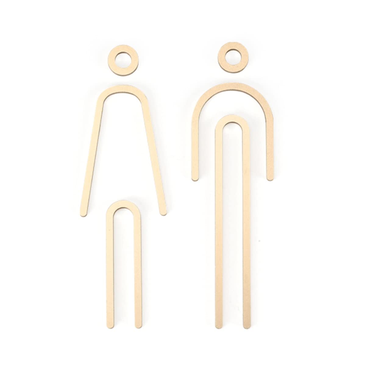 Juego de letreros modernos para puerta de baño con figuras de hombres y mujeres, decoración de pared para el hogar u oficina