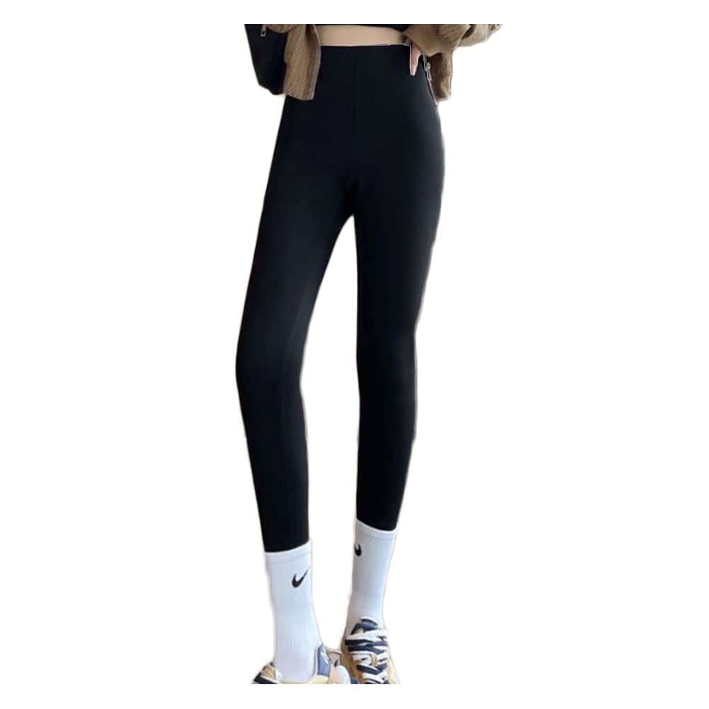 Leggings Thermo Pantalon avec Polaire Femme sans Couture Butt Lift Yoga Jogging M-2XL