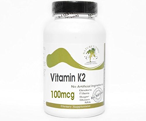 Vitamin K2 100mcg ~ 200 Capsules - No Additives ~ Naturetition Supplements