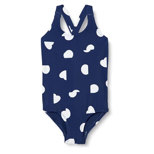 Image of Amazon Essentials Girls and Toddlers' Cross-Back One-Piece Swimsuit