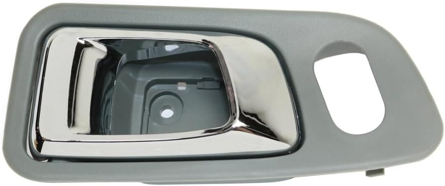 For Honda Pilot 2003-2008 Door Handle Driver and Passenger Side | Pair | Front | Interior | Green Bezel With Chrome Lever | With Door Lock Hole | All Submodels | Plastic | 72165S9VA01ZA, 72125S9VA01ZA