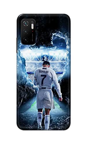 Image of Printed Hard Back Cover Case for Mi Poco M3 Pro 5G Back Cover (Footbal Legend) -1302