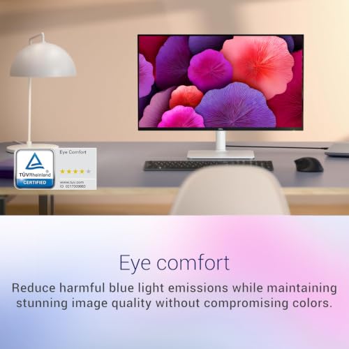 Image of Dell 27 inch QHD Business Monitor, 144Hz 1ms IPS Display, Built-in Dual 3W Speakers, AMD FreeSync, 99% sRGB, HDMI & DisplayPort, Fully Adjustable Stand (Height, Tilt, Swivel, Pivot), Ash White