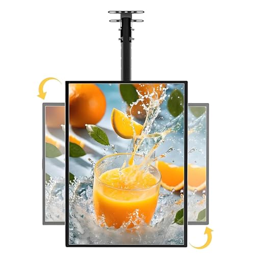 Cartelera digital LED montada en la pared, pantalla electrónica de publicidad, tablero de menús retroiluminado para restaurantes y exposiciones, pantalla de póster iluminada HD