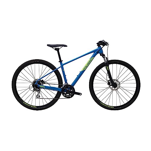 Image of POLYGON Men's Heist X2 Urban Aluminium Frame Tubular 29 inches Wheels Front Hybrid Bike for Men (Small, 40 cm) Blue