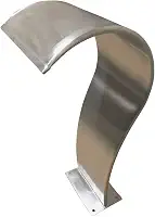Cascata Para Piscina Naja Inox 60 cm Base Reta Engate Soft
