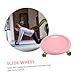 HAKIDZEL Multifunctional Abdominal Training Sliding Disc with Knee Cushion Smooth Grip Fitness Rolling Discs for Core Strength Compatible with Resistance Bands Suitable for All Random Color