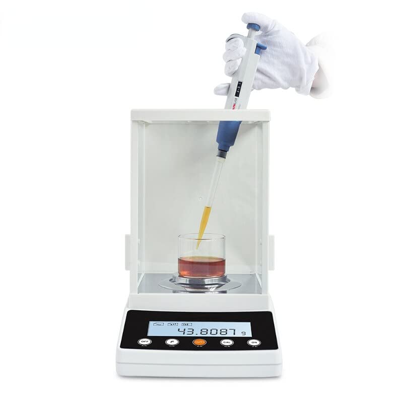 Fa1004N Bilancia Analitica di Precisione con Calibrazione Interna A 0,0001 G, Piatto da 80 Mm, capacità 100 G, Uscita USB E Stampante, Pesatura da LaboratoriogaoJIN1547
