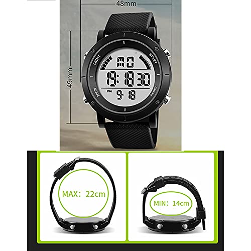 Fashion Men's Watch, Large Dial Electronic Watch, Digital Sports Electronic Watch, Designed for Outdoor Sports, for Men C2