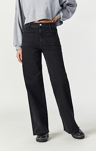 Mavi Women's Paloma Marine High Rise Wide Leg Jeans2