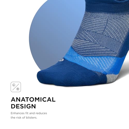 Image of Feetures Elite Light Cushion No Show Tab Sock Wave