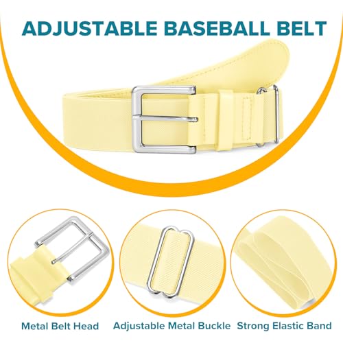 Image of Baseball Socks and Belt Combo for Youth Adult - Softball Socks and Belt for Boys and Girls