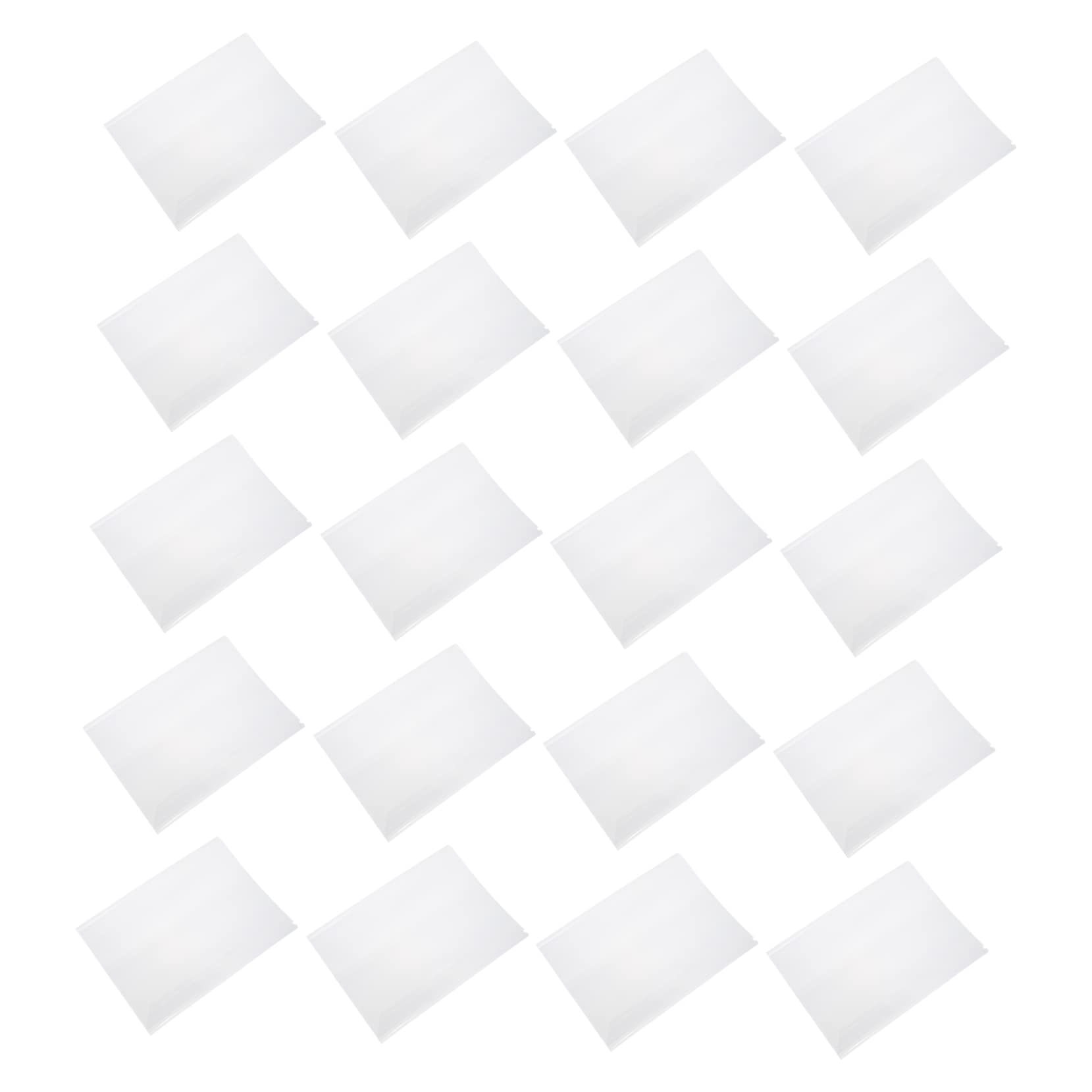 50 Pezzi Copertina Trasparente Per Libri in Pvc Protezione Per Libri Di Testo Per Studenti Durevole Regolabile