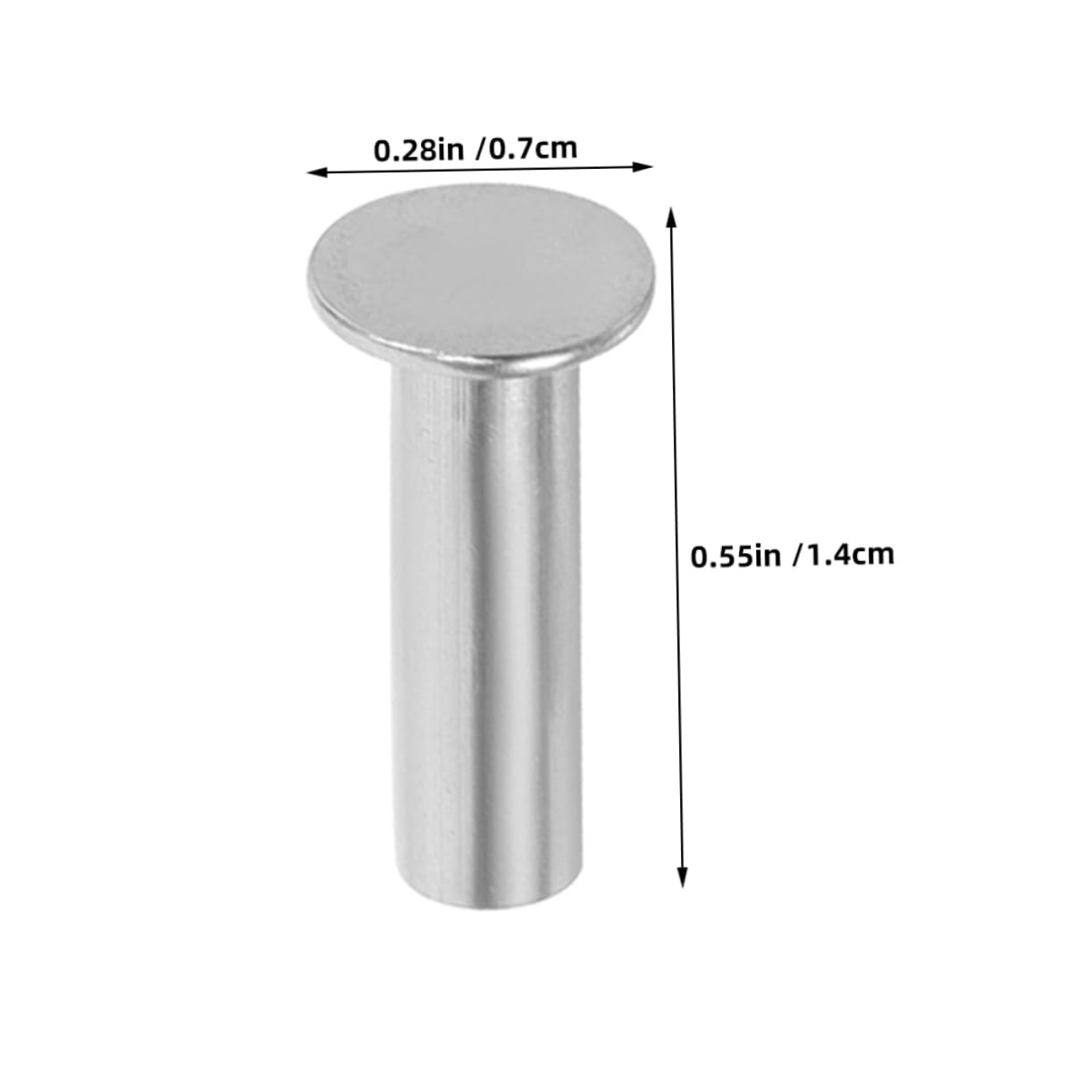 GOOHOCHY 14 Pairs Copper Rivets Knife Handle Fasteners Replacement Bolts for Knife Making Supplies Repair Hardware