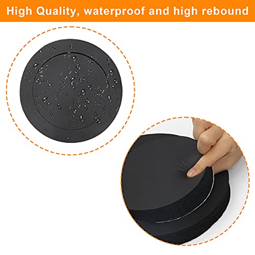 Anglekai 6.5 Inch Foam Speaker Enhancer, Anglekai 4Pcs Self Adhesive Speaker Fast Rings, Universal High Rebound Sponge Bass Blocker Kit For Car Door Speaker Foam Rings thumb #3