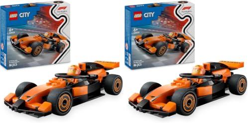 LEGO City F1 Rennfahrer mit McLaren Rennauto - Spielzeug Formel 1 Modell mit Rennwagen und Minifigur - Kleines Geschenk für Jungen und… – Ansicht 1