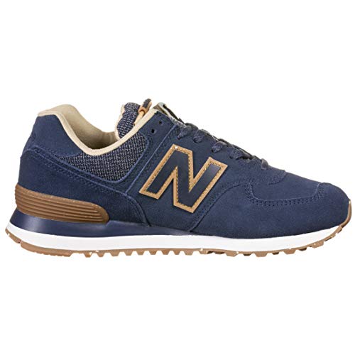 Image of new balance Men's 574 Navy Running Shoes-9.5 UK (10 US) (ML574SOH)