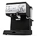 Produktbild Espresso Siebträgermaschine,Homever 15 Bar Espressomaschine Kaffeemaschine mit Milchschaum Düse,1050W Direktwahltasten & Drehregler,1 oder 2 Tassen Espresso Funktion zum Espresso,Latte,Cappuccino