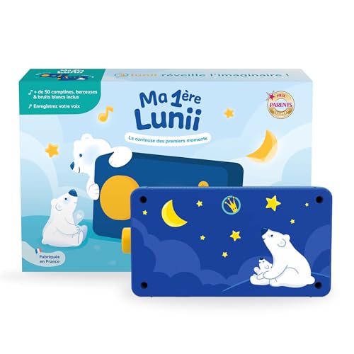 Lunii - Ma 1ère Lunii - Conteuse Audio Evolutive pour Enfants dès 3 Ans - Histoires, Comptines &...