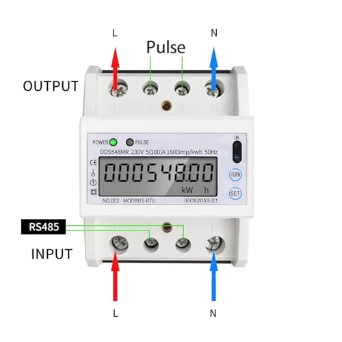 Compteur d'énergie pour réduire sa facture d'électricité monophasée 230V
