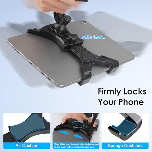 Image of LinkStyle Car Mount Windshield Dashboard Universal Adjustable Tablet Holder for Samsung Galaxy Tab /iPad Mini /Air /4 /3 /2 (All 7-10inch Tablets)