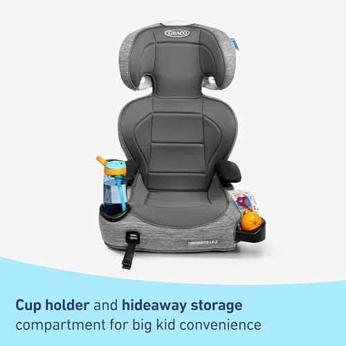 Image of Graco TurboBooster 2.0 LX Highback Booster Seat with Latch System, Gannon; Infant to Toddler Transition car seat, Safe & Comfortable