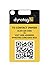 Dynotag® Web Enabled Smart Fashion Luggage ID Tags, with DynoIQ™ & Lifetime Recovery Service. 2 Identical Tags+Chains (Bumblebee)
