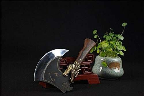 New 1150g Chef Chop Bone Knife Dragon Head Axe Hatchet Hand-adz T10 Steel #1259