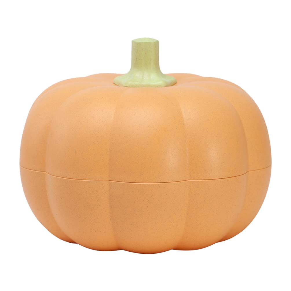 Ciieeo Detachable Pumpkin Box, Cute Pumpkin Serving Tray Halloween Pumpkin Snackle Box Container Candy and Nut Serving Container Thanksgiving Candy Bowl