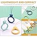 UKCOCO Finger Ring Strap - Silicone Cell Phone Finger Lanyard Smartphone Grip Lanyard Holder with -Slip Function, Loop Phone Ring Straps for Case, and Keys 10pcs
