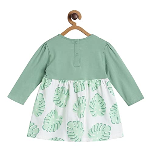 Image of miniklub Girls Pack of 2 Conversational Printed Cotton Fit & Flare Dresses