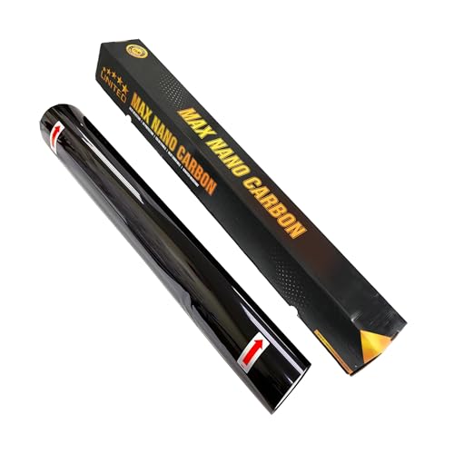 United Max Nano Carbon Car Window Tint Film – 2PLY 20% VLT...