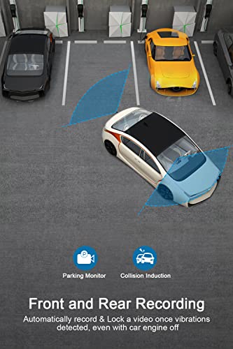 Dash Cam Front And Rear Chortau Dual Dash Cam 3 Inch Dashboard Camera Full Hd 170° Wide Angle Backup Camera With Night Vision Wdr G-Sensor Parking Monitor Loop Recording Motion Detection #TOP4
