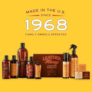 Leather Honey Leather Conditioner - Quality Leather Care Since 1968 - Leather Conditioner for Auto Interiors, Furniture, Shoes, Bags, Accessories & Apparel - 8oz