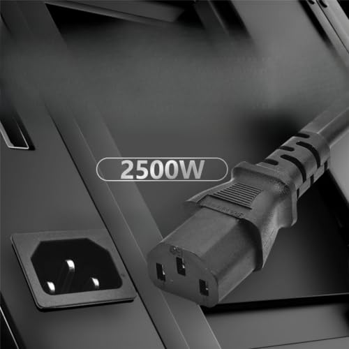 Conector IEC320 C14 macho de 3 pines con tornillo, conector de alimentación AC-04E 16A 250V 5