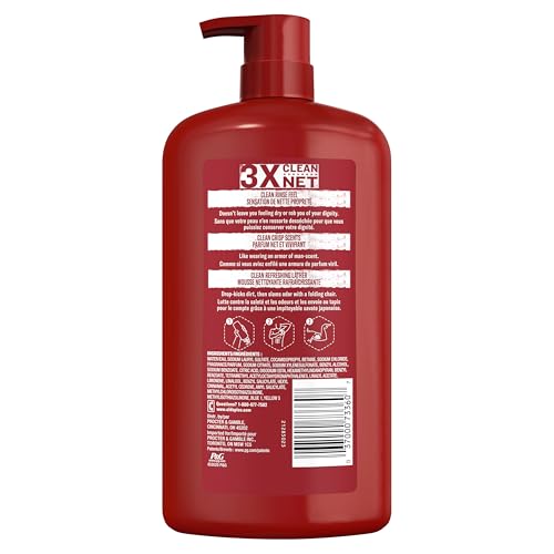 Old Spice Refreshing Body Wash for Men, High Endurance, 3X Defense, 24/7 Shower Fresh with Long Lasting Scent, Pure Sport Scent, 33.4 oz (Pack of 4)