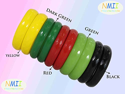 Image of NMII Glass Bangles Set for Women & Girls
