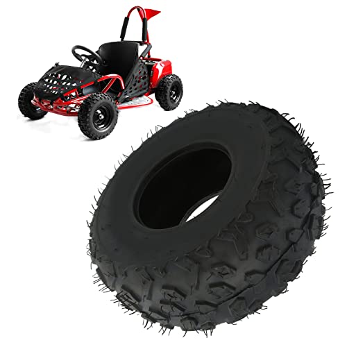 Neumático sin Cámara para ATV,Caucho de Fricción Grande Resistente Al Desgaste 145/70‑6 Neumático sin Cámara Antienvejecimiento para Quad Go Karts