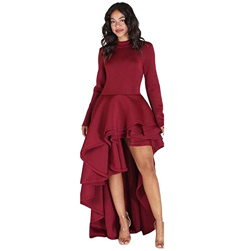 high low peplum dress plus size