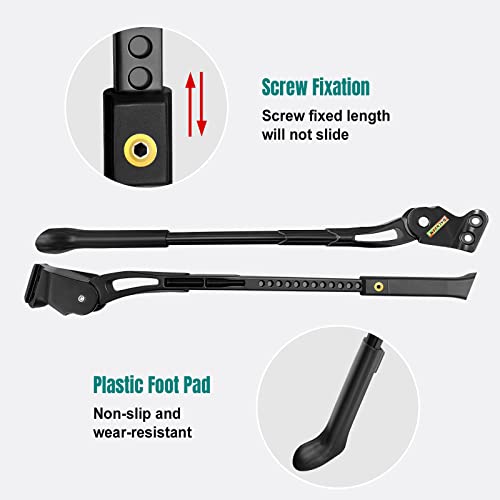 Pata de Apoyo para Bicicleta, Montaje Trasero con Espaciado de Agujeros de 18mm, para Bicicletas Adultas miniatura 4
