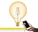 Produktbild EGLO connect LED E27 Lampe, Smart Home Vintage Glühbirne amber, LED Globe 6 Watt (entspricht 51 Watt), 650 Lumen, E27 LED dimmbar, warmweiß, 2200 Kelvin, LED Leuchtmittel G125, Ø 12,5 cm
