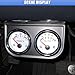 Tuxihapp Universal Car Black Dual Gauge Mount Bracket Pod, 2-1/16