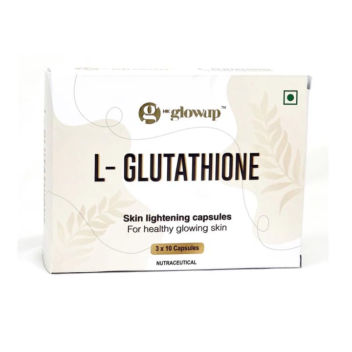 HK Glowup L- Glutathione Skin Lightening Capsules For Healthy Glowing Skin & Hair Growth - Immune, Antioxidant Support, Radiant & Youthful Skin For Women & Men (30 Capsules) Nutraceutical (B0CG36T6BF) Amazon Price History, Amazon Price Tracker