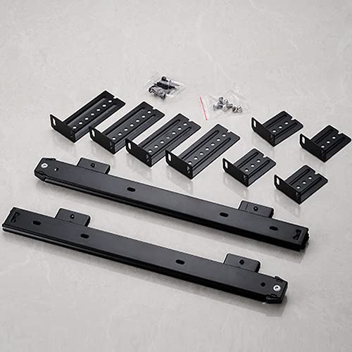Skyzonal Keyboard Tray Under Desk Heavy-Duty Metal Slide-Out Platform Drawer Tray (Gray) #TOP7