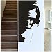 Stickers muraux Stickers grimpeur escalade vinyle décalcomanie salon décoration chambre fronde sport fan Art 84x155 cm maison décoration murale murale