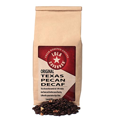 Lola Savannah Texas Pecan, Pecan Maple Nut, And Vanilla Cinnamon Pecan Bundle L Whole Bean L Decaf | 2Lb Bag #TOP1