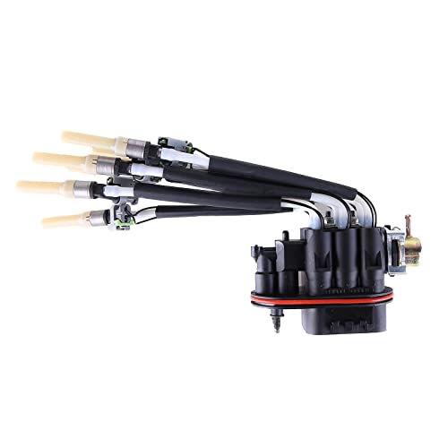 6 Cylinder FJ503 Spider Fuel Injector for Chevy C1500 Truck GMC K1500 1996-1998, for Chevy Express 2500 1500 Van V6 4.3L 1996-2002 Sierra Savana 1500 Fuel Spider Injector with Bracket FJ10565 4G1887