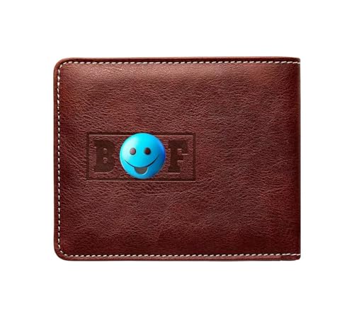 Image of Embroidered Bad Mother f ker Leather Wallet (red)
