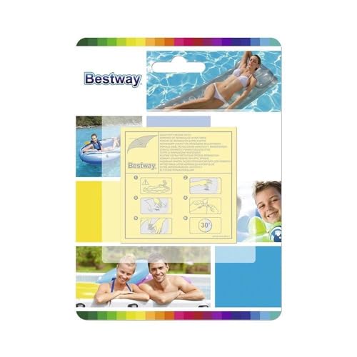 Bestway 62068 Underwater Adhesive Repair Patch, Multicolor